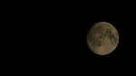 Harvest moon teilweise mit Saturn
